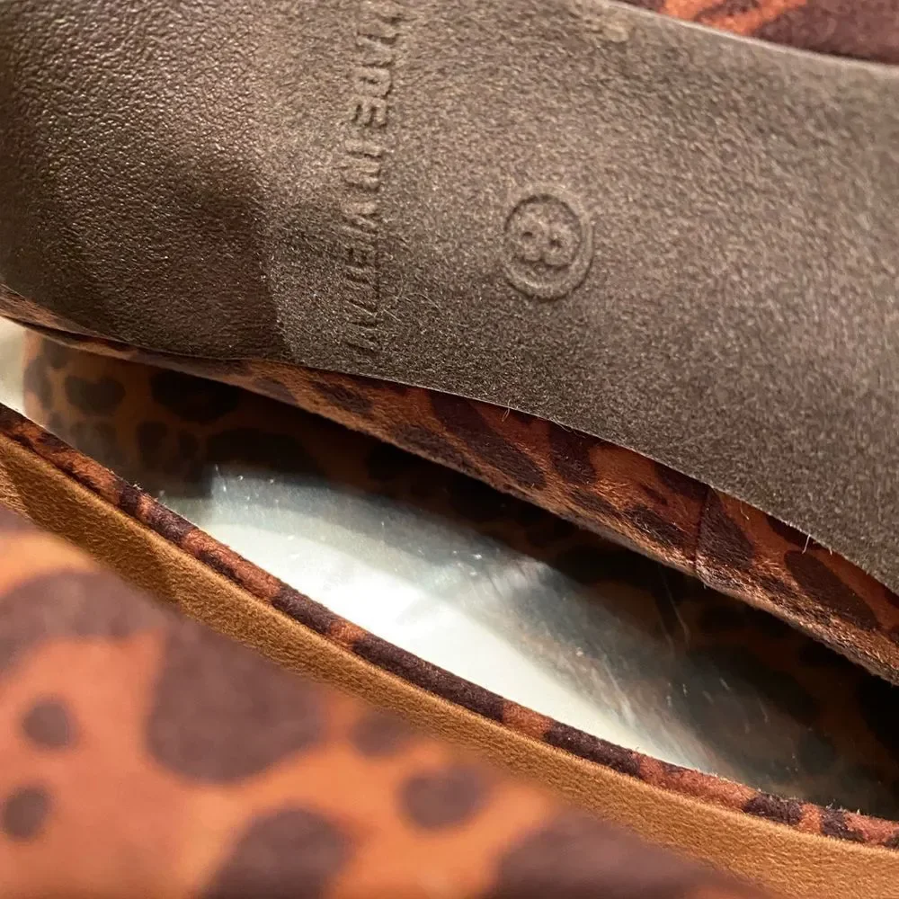 Old Navy Suede Leopard Shoe -8 brown lesopard, never worn , new - Picture 7 of 8